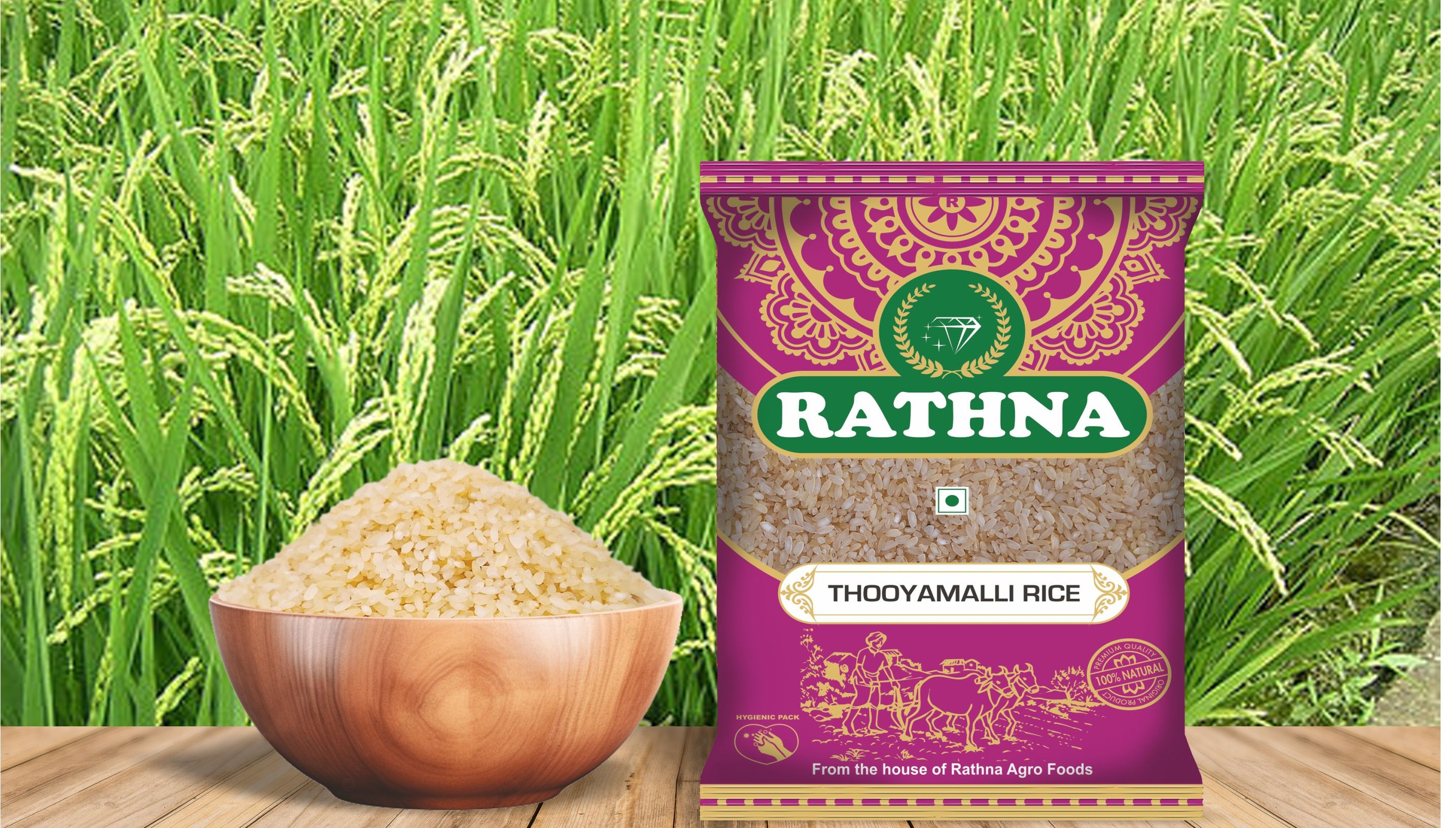 Thooyamalli Rice – Pure White Traditional Rice