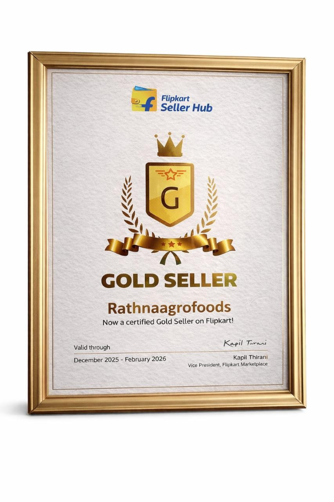 Flipkart Gold Seller Certificate - Rathna Agro Foods